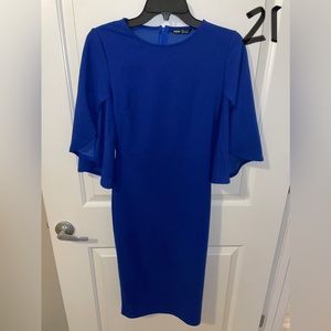 Shein blue work dress